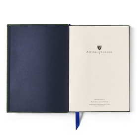 A5 Pebbled Leather Bound Notebook
