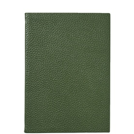 A5 Pebbled Leather Bound Notebook