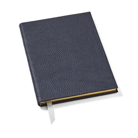 A5 Pebbled Leather Bound Notebook