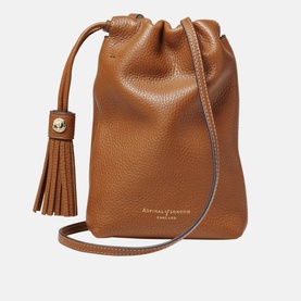 Hudson Pebbled Leather Crossbody Pouch