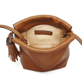 Hudson Pebbled Leather Crossbody Pouch