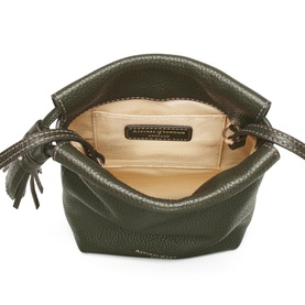 Hudson Pebbled Leather Crossbody Pouch