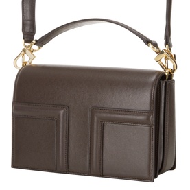 T-Flap Mini Leather Crossbody Bag