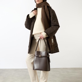 Belted Bucket Bag