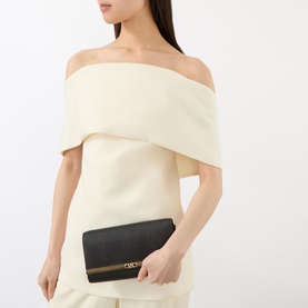 Mona Leather Clutch