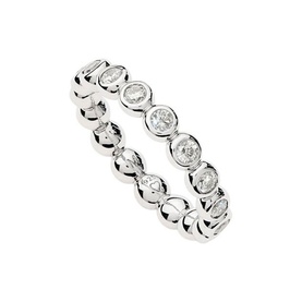 Tennis Eternity Stacking Ring