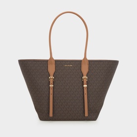 Moore Logo Print Large Tote Bag