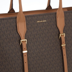 Moore Logo Print Large Tote Bag