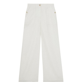 Ashby Linen Wide Leg Trousers