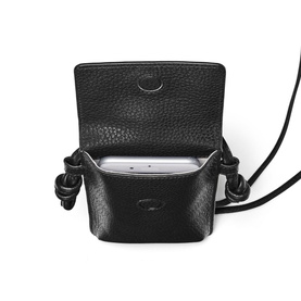 Ella Pebbled Leather Phone Pouch