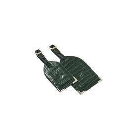 Two-Pack Croc-Embossed Luggage Tags