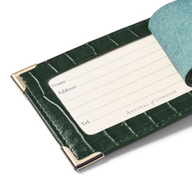 Two-Pack Croc-Embossed Luggage Tags