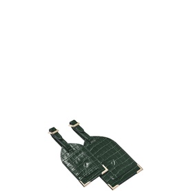 Two-Pack Croc-Embossed Luggage Tags