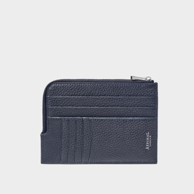 Classic Pebbled Leather Travel Wallet