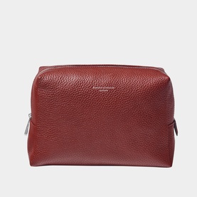 London Pebbled Leather Toiletry Bag