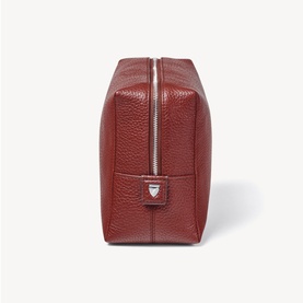 London Pebbled Leather Toiletry Bag