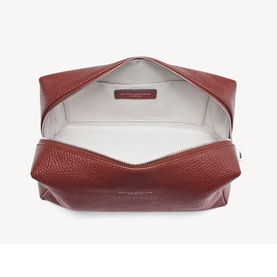London Pebbled Leather Toiletry Bag