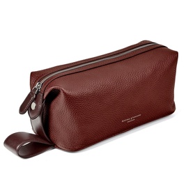 Reporter Pebbled Leather Washbag