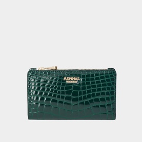 Mayfair&reg; Patent-Croc Coin & Cardholder