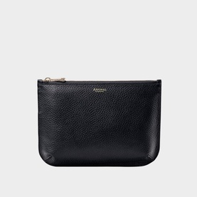 Ella Large Pebbled Leather Pouch