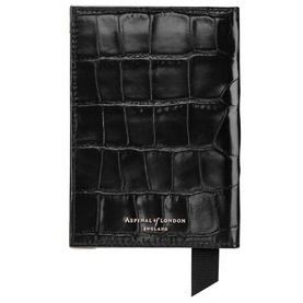 Croc-Embossed Passport Cover