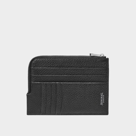 Classic Pebbled Leather Travel Wallet