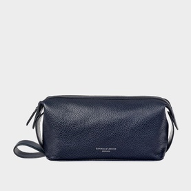 Reporter Pebbled Leather Washbag