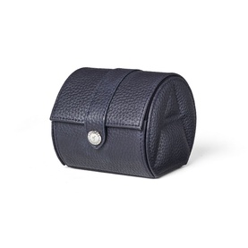 Pebbled Leather Travel Watch Roll