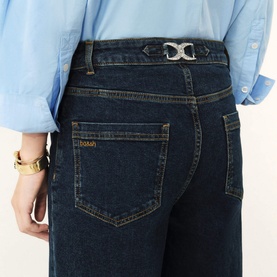 Dona High-Rise Straight Leg Jeans