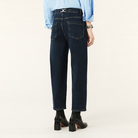 Dona High-Rise Straight Leg Jeans