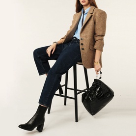 Dona High-Rise Straight Leg Jeans