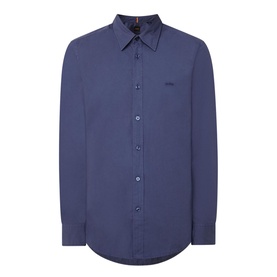 Relegant Logo Single-Cuff Casual Shirt