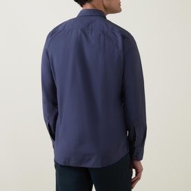 Relegant Logo Single-Cuff Casual Shirt