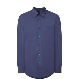 Relegant Logo Single-Cuff Casual Shirt