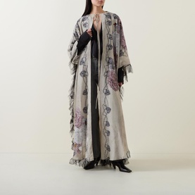 Lir Tulle Embellished Cape