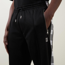 Check Tape Sweatpants