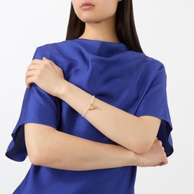 Belcher Two-Tone T-Bar Bracelet