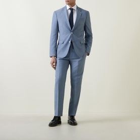 Melwin Pin Dot Suit Trousers