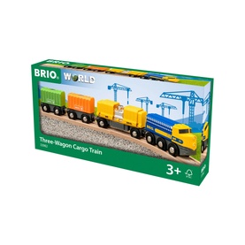 Three-Wagon Cargo Train