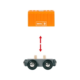 Three-Wagon Cargo Train