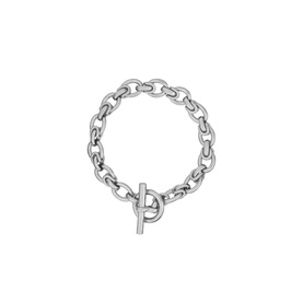 Small Sterling Silver Double Link Bracelet