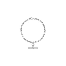 Belcher Sterling Silver T-Bar Bracelet