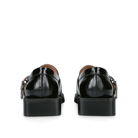 Patent Buckle Loafers