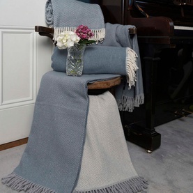 Cityscape Herringbone Throw