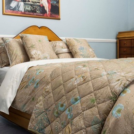 400 Thread Count Coraline Quilted Floral Bedspread