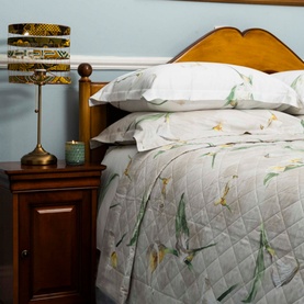 Kalos Light Floral Quilted Bedspread