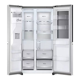635L InstaView&trade; American Style Fridge Freezer Stainless Steel Total No Frost