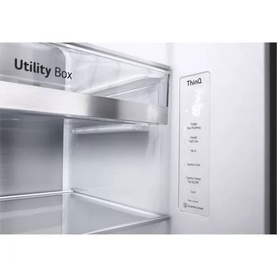 635L InstaView&trade; American Style Fridge Freezer Stainless Steel Total No Frost