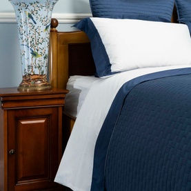 Subway Light Quilted Bedspread