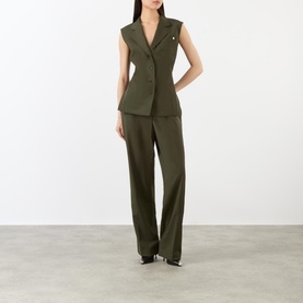 Car Straight-Leg Trousers